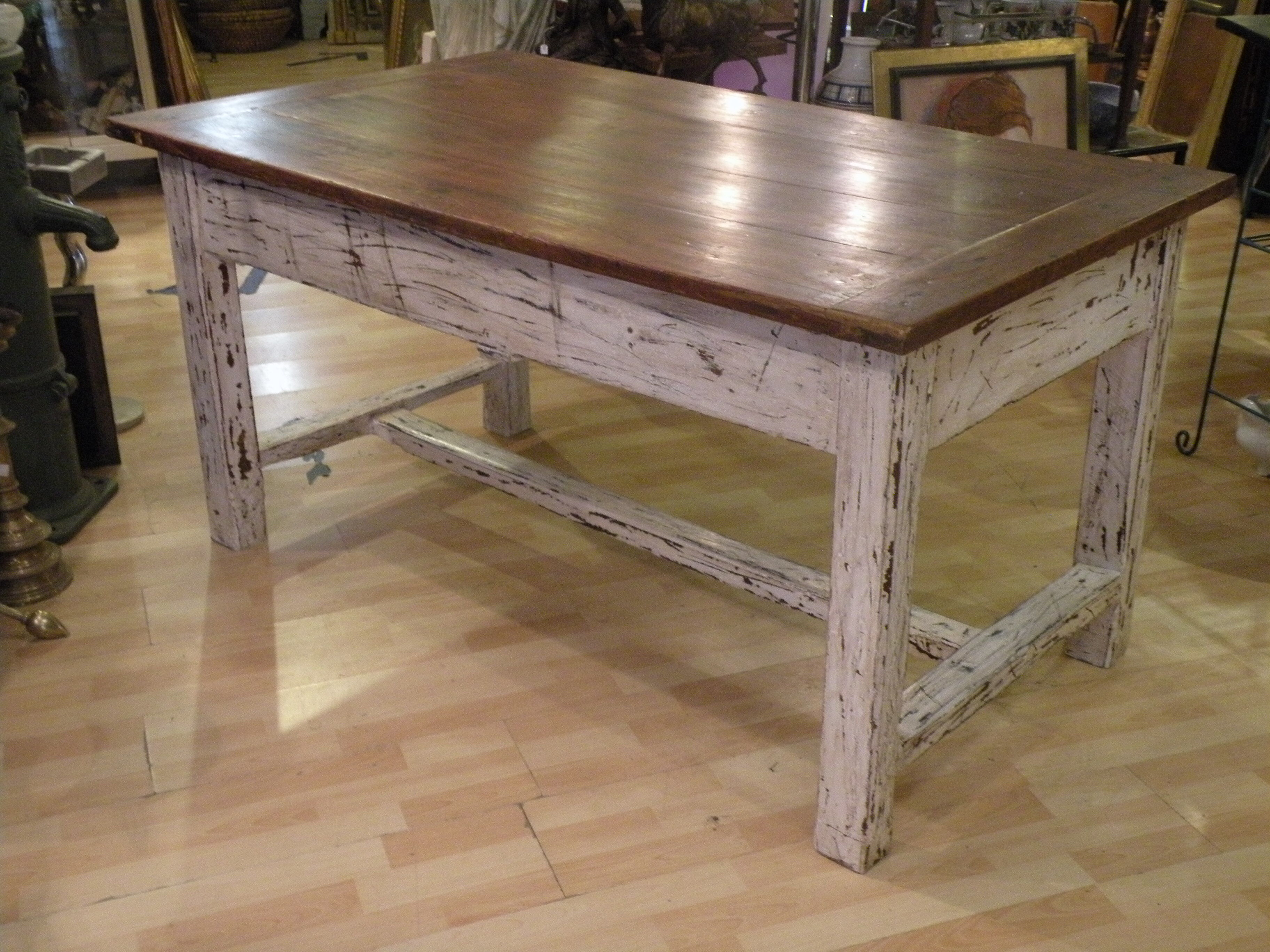 Farm table XIXth, in cherry