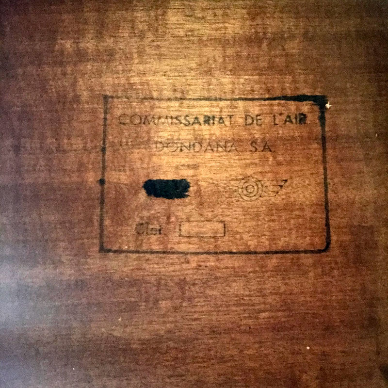 Desk in formica and metal 1970