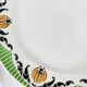 7 assiettes à dessert Sarreguemines "Maroussia", début XXe