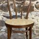 2 bistro chairs curved wood 1960 Restaurant cafe chairs french