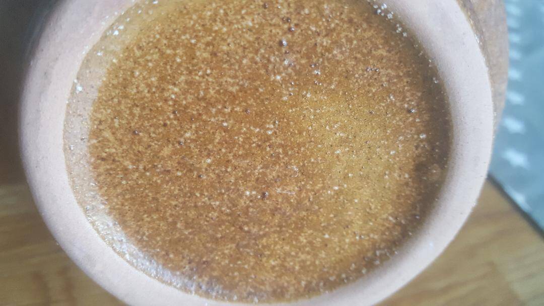 Vintage Strehla Germany Vase Brown