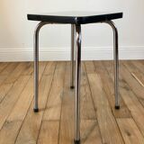 Green stool in formica 70s