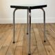 Green stool in formica 70s