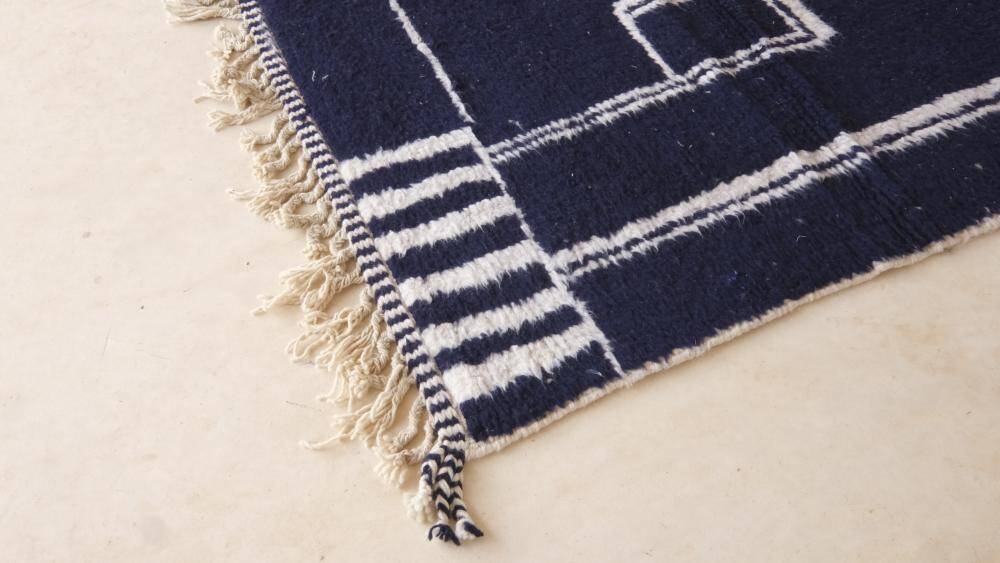 Modern Blue Rug - 284 x 207 cm