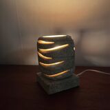 Limestone table lamp, 1960-70