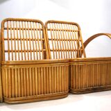 Paul Frankl Design Rattan Two-Seater Sofa, 1940