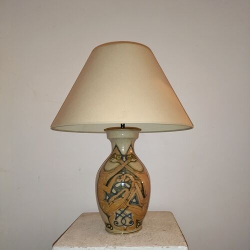Lampe céramique Ireland pottery années 80 castle connell