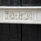 Louis XVI fireplace in Carrara marble, 18th century