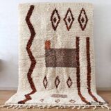 Handmade Moroccan wool rug, 150/250cm
