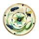 Art Deco dabbling plate, muscaris and a butterfly.