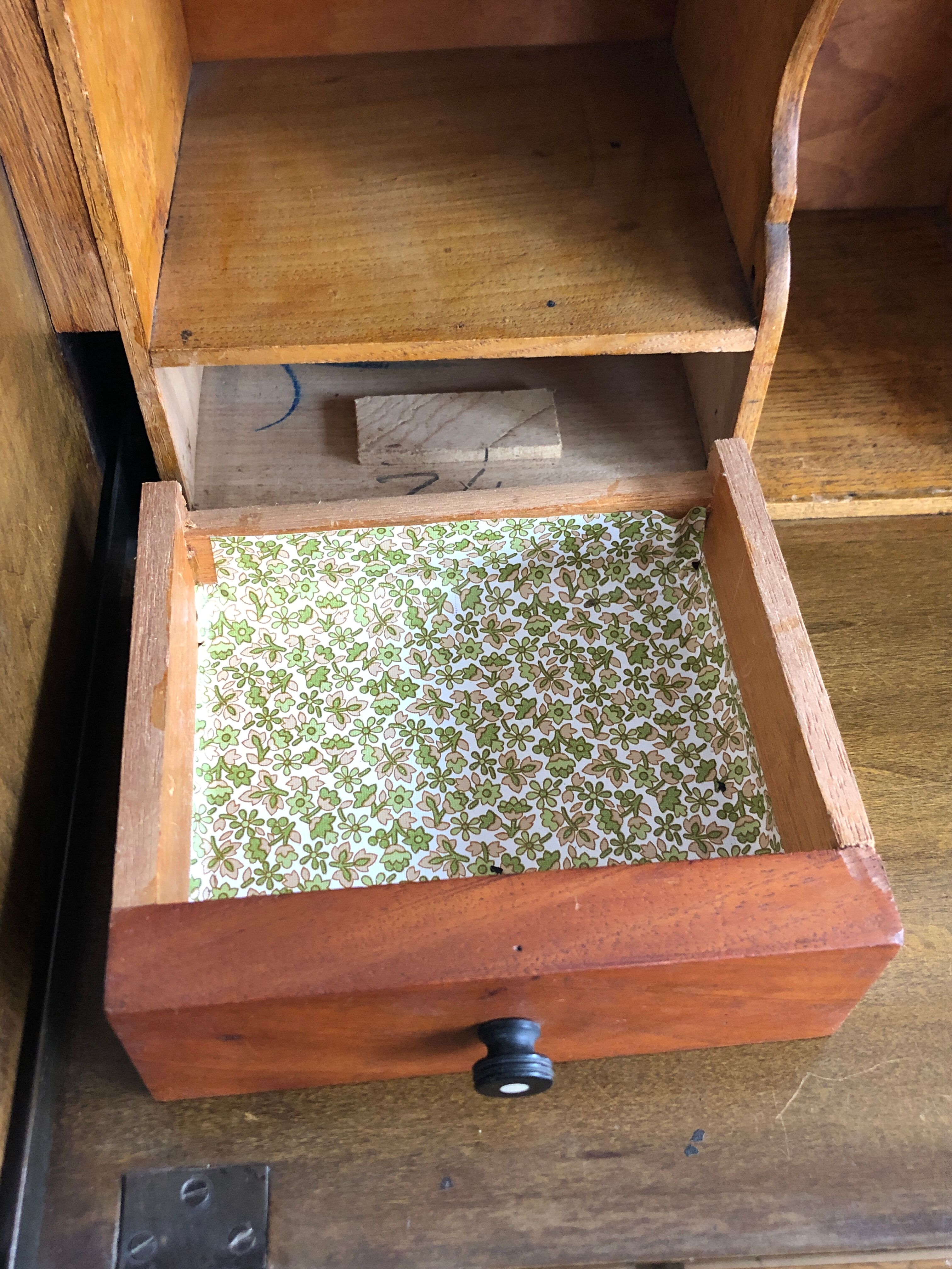 English secretary Chippendale style