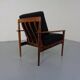 Danish Model 56 Armchair in Rosewood by Grete Jalk for Poul Jeppesen, 1960s