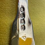 Pair of English solid silver table forks – 1815
