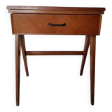 Vintage console desk with compass legs