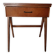 Bureau console vintage pieds compas