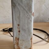 Table lamp in glazed stoneware