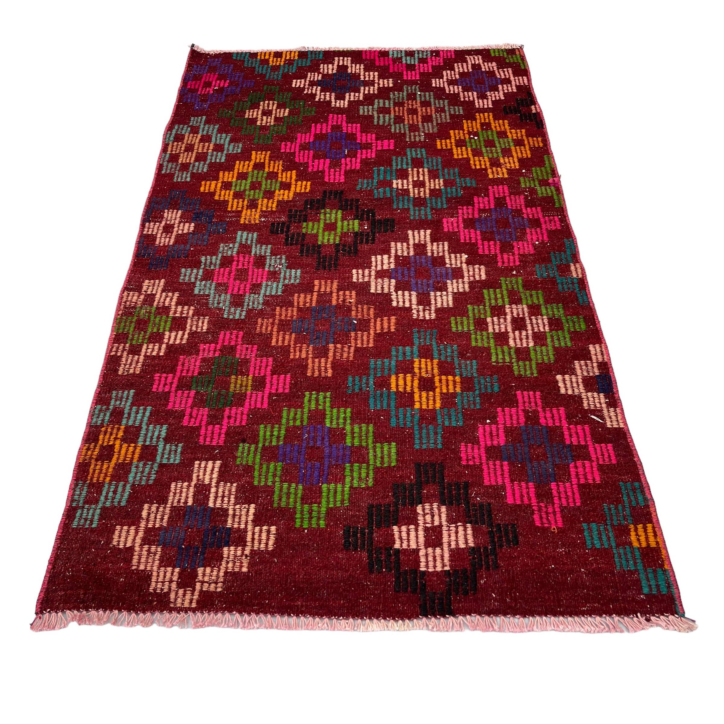 Vintage turkish kilim rug , 141 x 82 cm