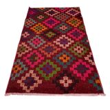 Vintage turkish kilim rug , 141 x 82 cm