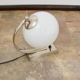 1940s Art Deco lamp | nickel-plated brass + glass | E27 | vintage