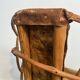 Organic Modernist Armchair in Rattan and Cowhide, Italian Work, A