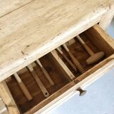 Ancien Buffet vaisselier bois brut