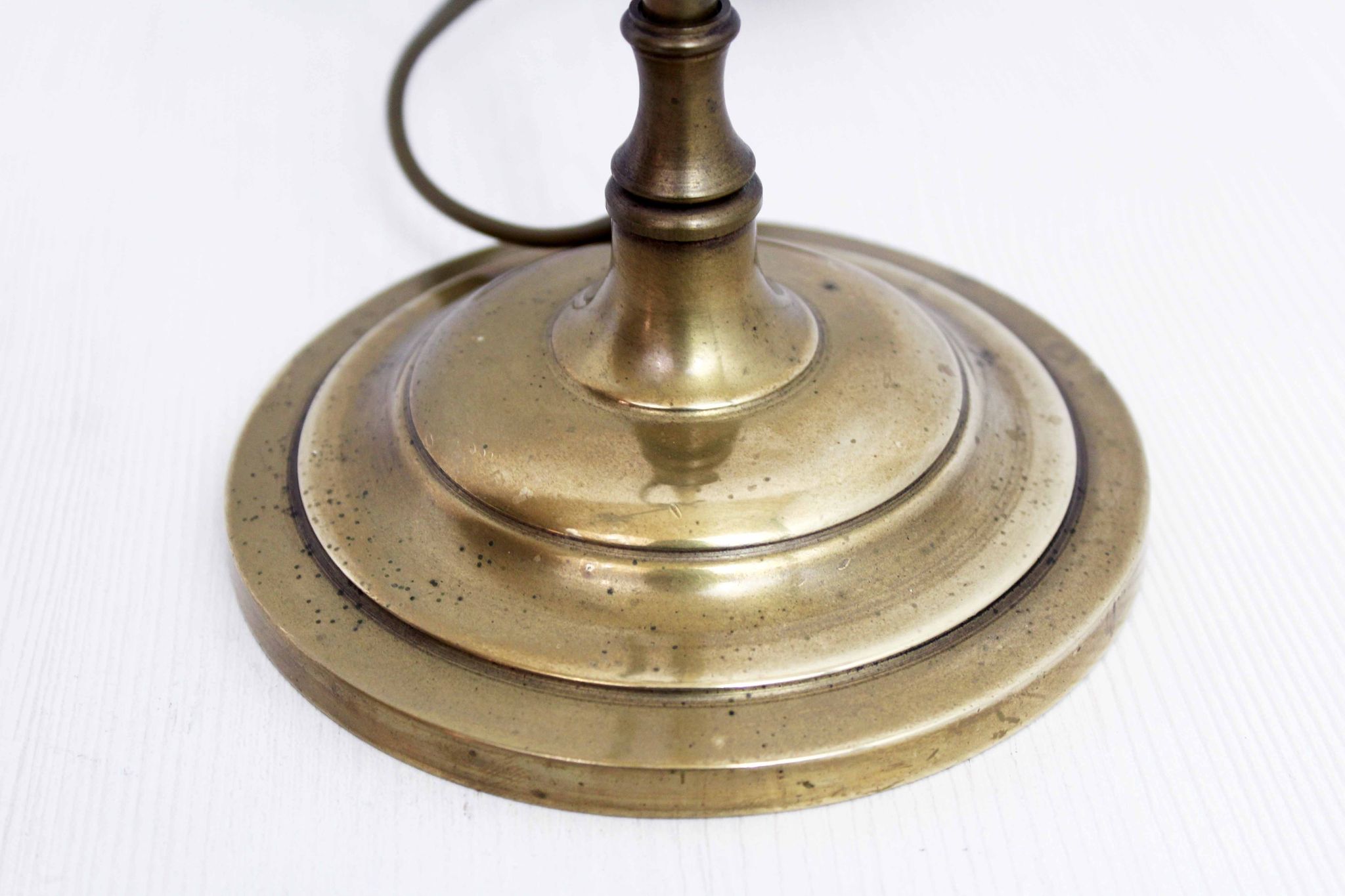 Ancienne lampe de bureau col de cygne