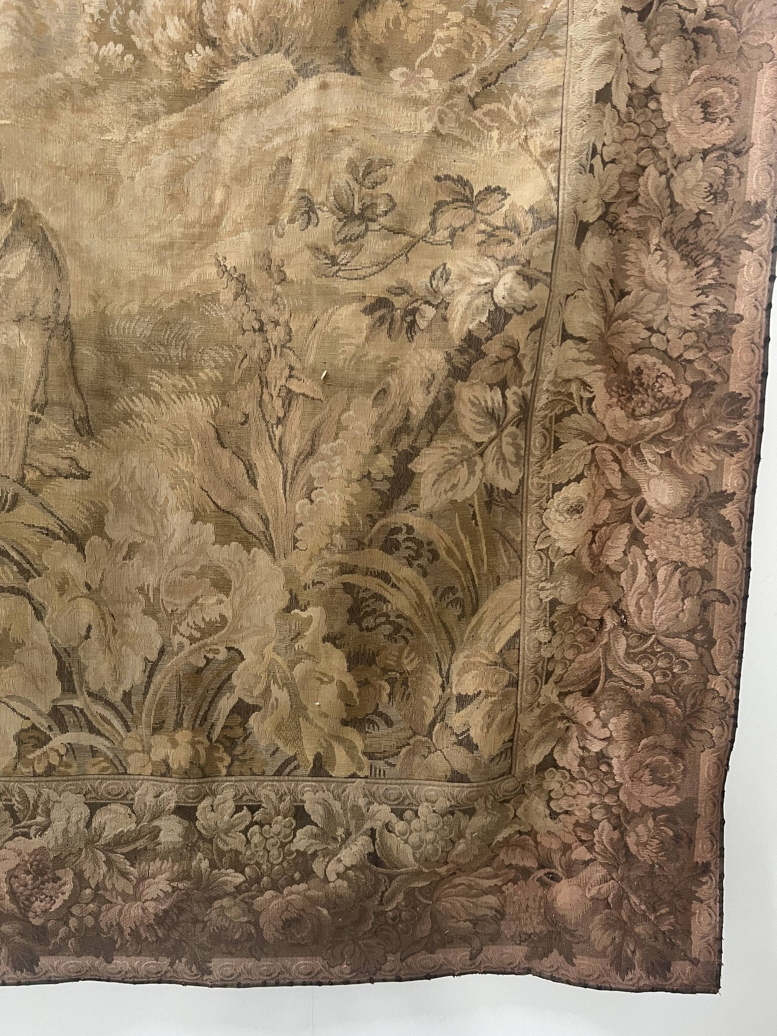 Tapisserie de style Renaissance à décor animalier, XXème siècle