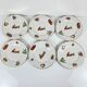 Set of 6 KG Lunéville "Le Potager" dessert plates, 1950/70