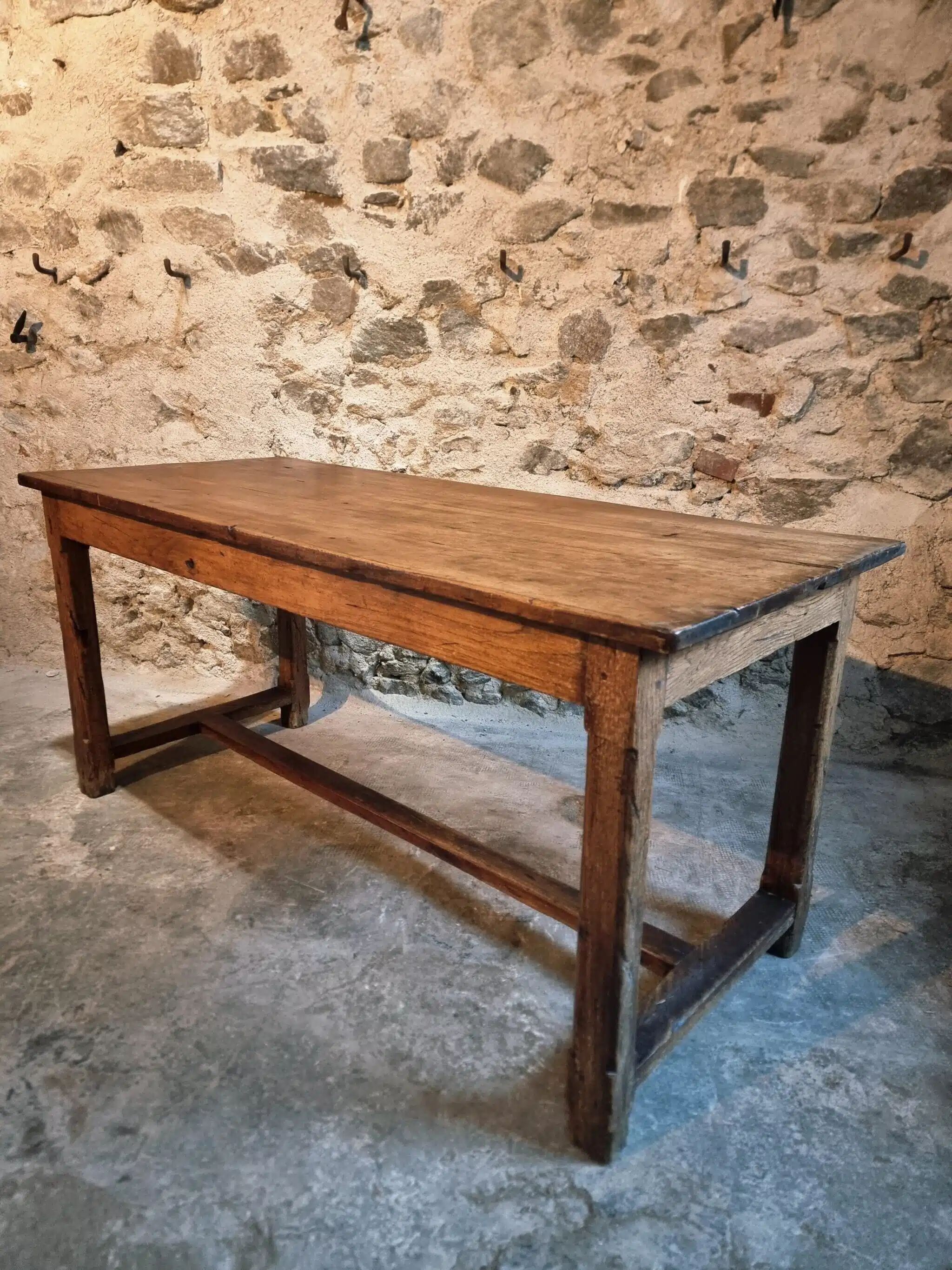 Antique French dining table, 18th century