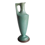 Large ceramic vase from the 1930s signed Sarreguemines
