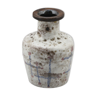 Ceramic vase by Juliette Derel and Jean Rivier, circa 1950