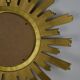 Vintage golden sun mirror 58cm