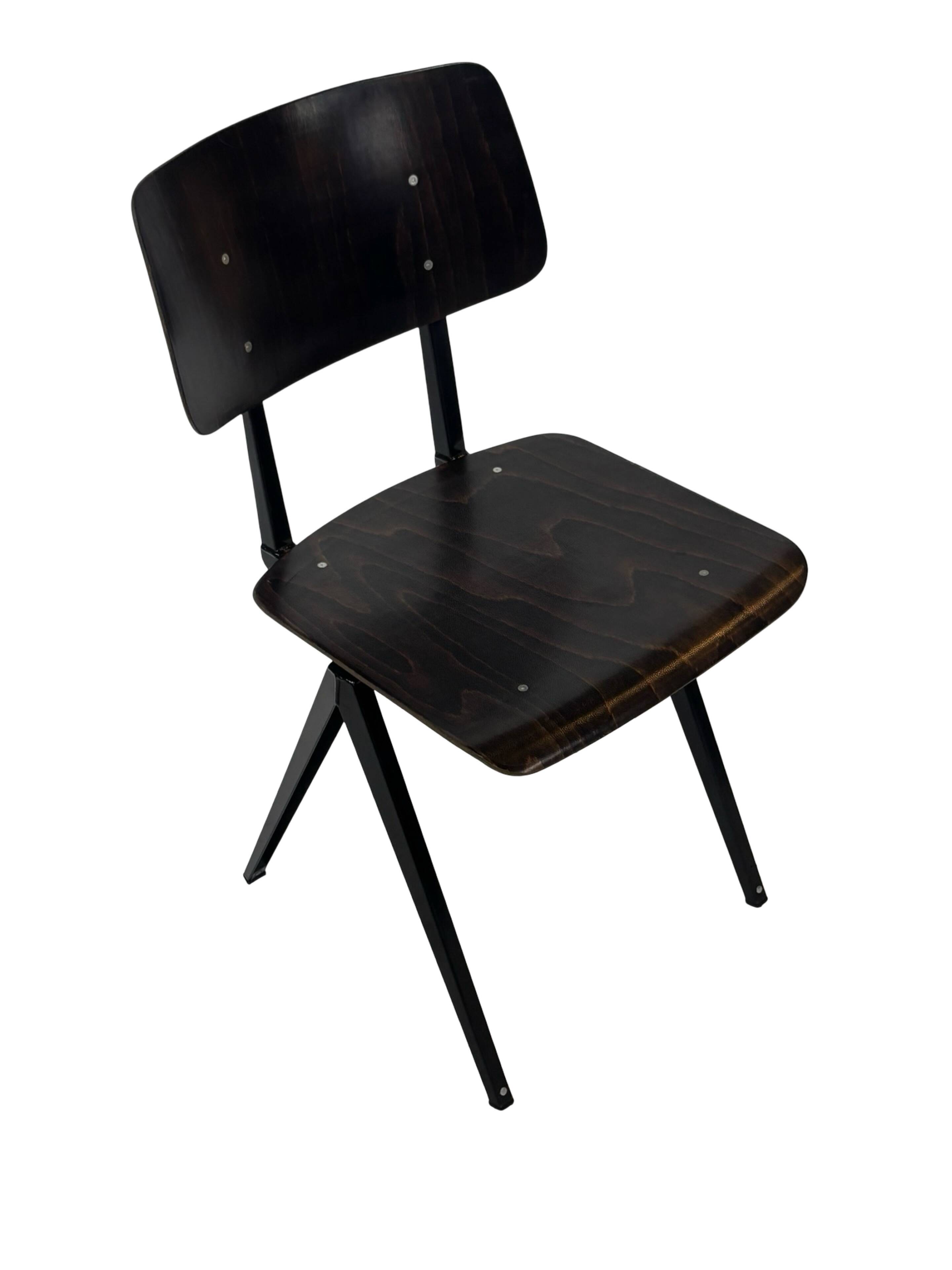 Galvanitas S16 School Chair Dining Chair Design Black Frame