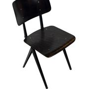 Galvanitas S16 School Chair Dining Chair Design Black Frame
