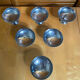Set of 6 Ice Cream Bowls GUY DEGRENNE Stainless Steel Made in France Vintage #E1