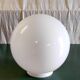 Opaline globe lampshade, diameter 25 cm - mid-20th century