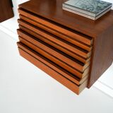 Teak modular shelving unit, Danish design, 1960s, designer: Poul Cadovius