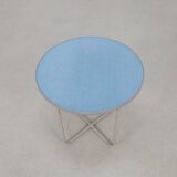 Dutch round bauhaus side table, 1930s