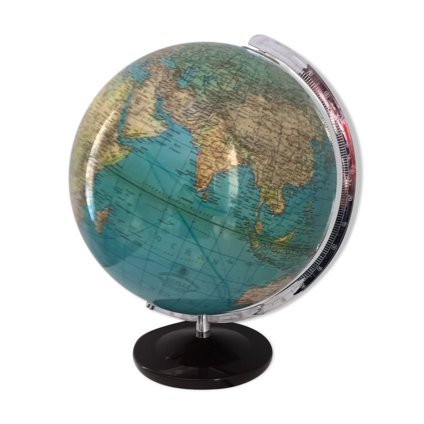 Globe Earth bright vintage brand columbus