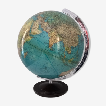 Globe terrestre lumineux vintage marque columbus