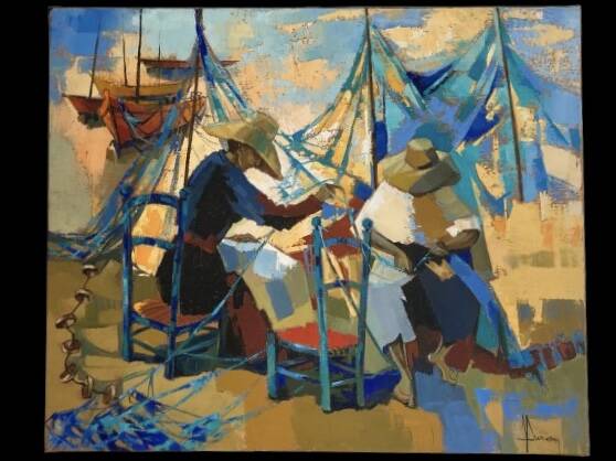 Peinture Jori Duran - Les ramendeuses