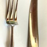 Silver-plated cutlery set with Minerva helmet, Paris