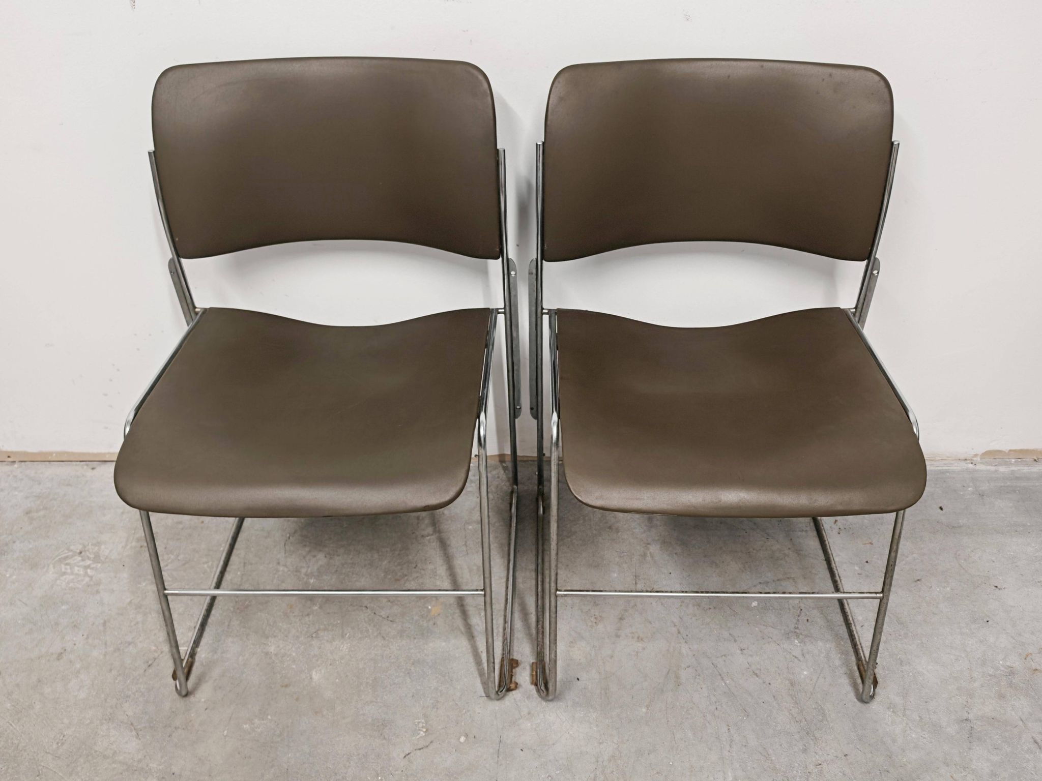Mid Century dining chairs 40/4 David Rowland for GF Furniture 1960s
