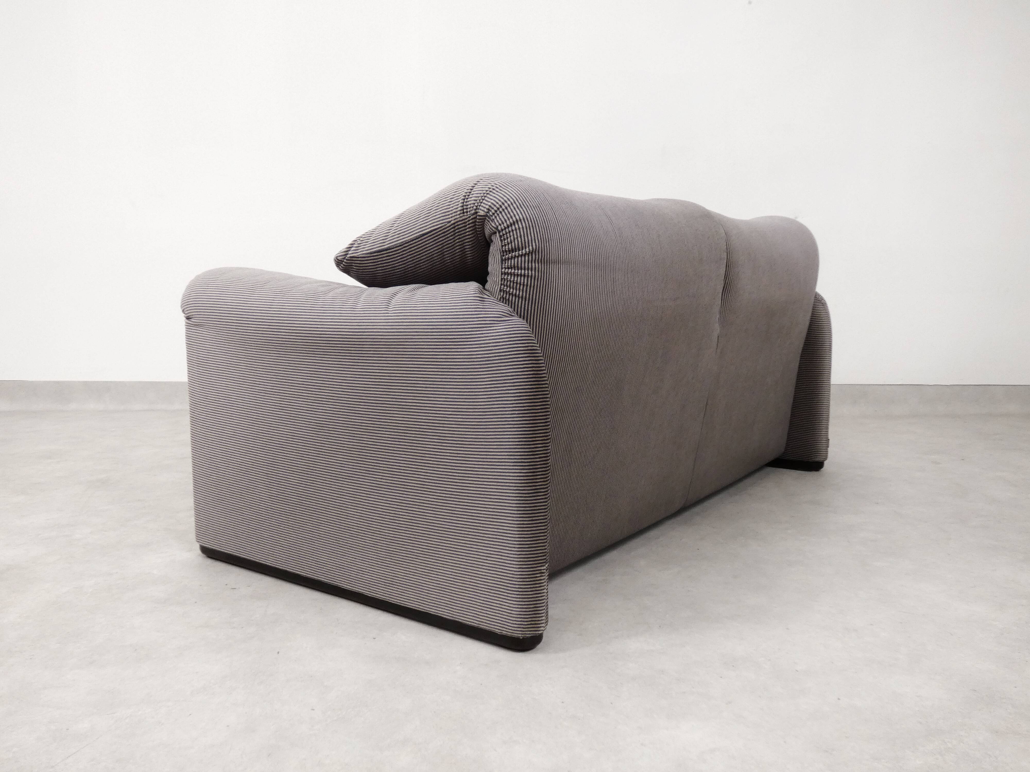 Cassina Maralunga 2 seater - bicolore gray