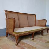 Sofa khaki caning