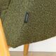 Chierowski 366 armchair, 1970s, olive green vintage boucle - light wood