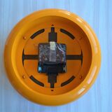 Orange clock JAZ model Marsic 1970's