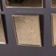 Vintage 20thC Italian Collection Of White Metal Framed Mirrors c.1950