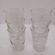 6 vintage glasses with floral pattern