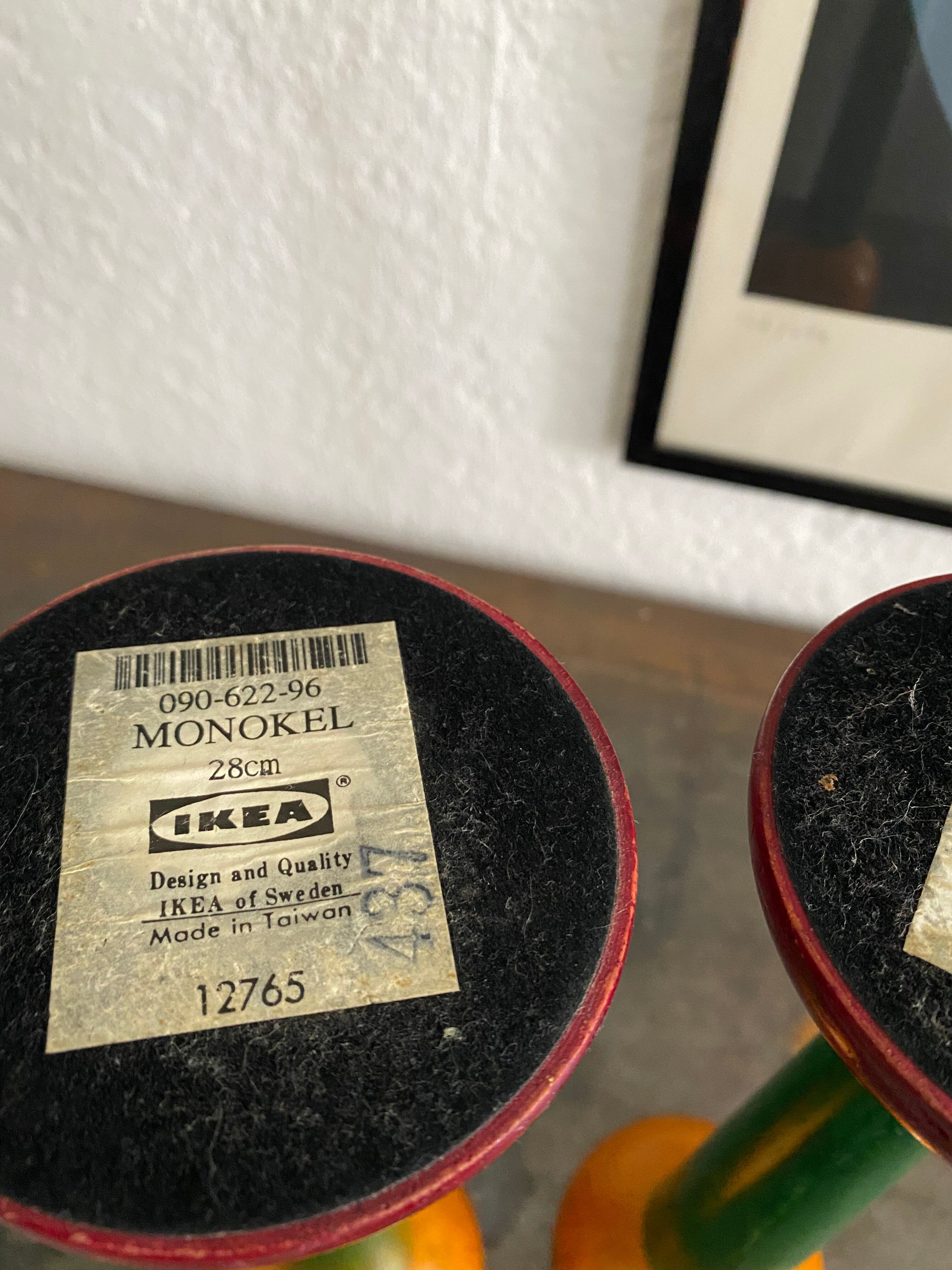 Pair of vintage Ikea candle holders